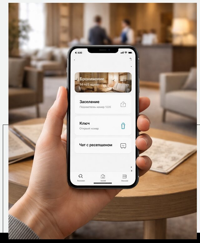 Мобильное приложение для гостей отеля в Сорочинске, управление сервисом